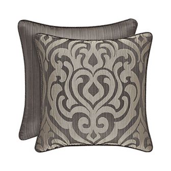 Five Queens Court Antonia Mink 18" Square Decorative Throw Pillow