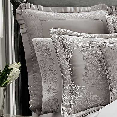 Five Queens Court Lambert Silver Euro Sham