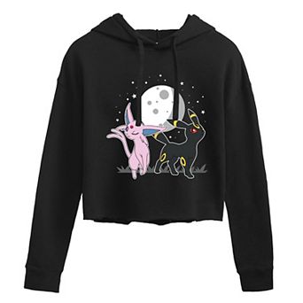 Juniors' Pokemon Celestial Espeon Cropped Hoodie