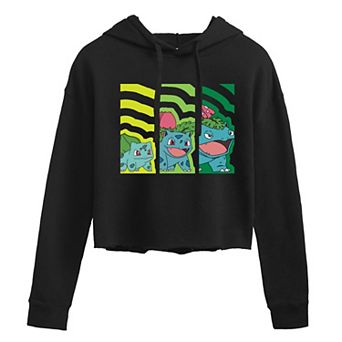 Juniors' Pokemon Bulbasaur Cropped Hoodie