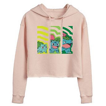 Juniors' Pokemon Bulbasaur Cropped Hoodie