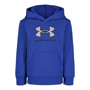 Boys 4-7 Under Armour Fleece Mesh Logo Hoodie