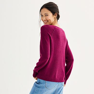 Women's Sonoma Goods For Life® Petite Raglan Sweater