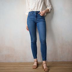 Women's LC Lauren Conrad High-Waist Skinny Ankle Jeans