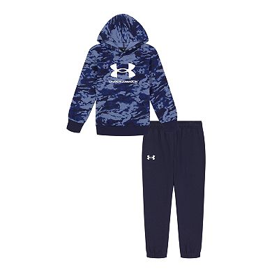 Boys 4-8 Under Armour Big Logo Stadium Marble 2-piece Set