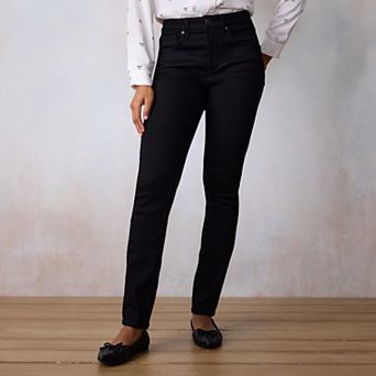 Women's LC Lauren Conrad Curvy High Rise 5-Pocket Skinny Jeans