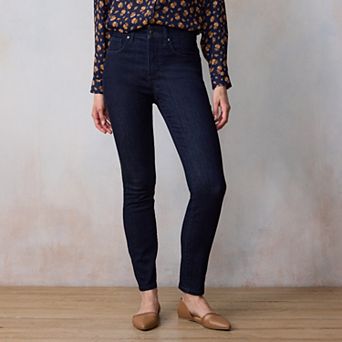 Women's LC Lauren Conrad Curvy High Rise 5-Pocket Skinny Jeans