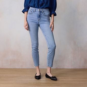 Women's LC Lauren Conrad Curvy High Rise 5-Pocket Skinny Jeans