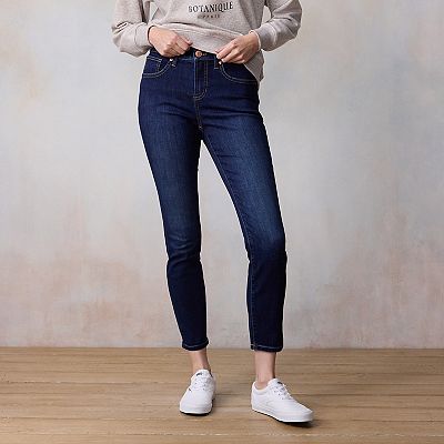Pantalon Skinny LC Lauren Conrad Taille 2 - Bleu Délavé - Coton élasthanne - Occasion Très Bon état