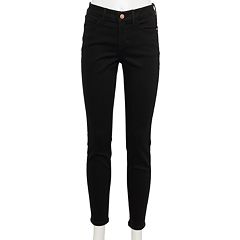 Petite LC Lauren Conrad Stretch Mid-Rise Super Skinny Jeans