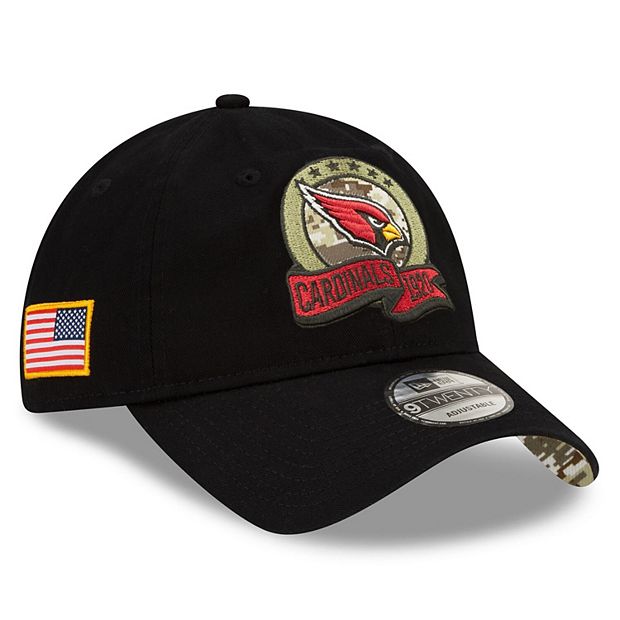 Black Arizona Cardinals Flat Bill Hat