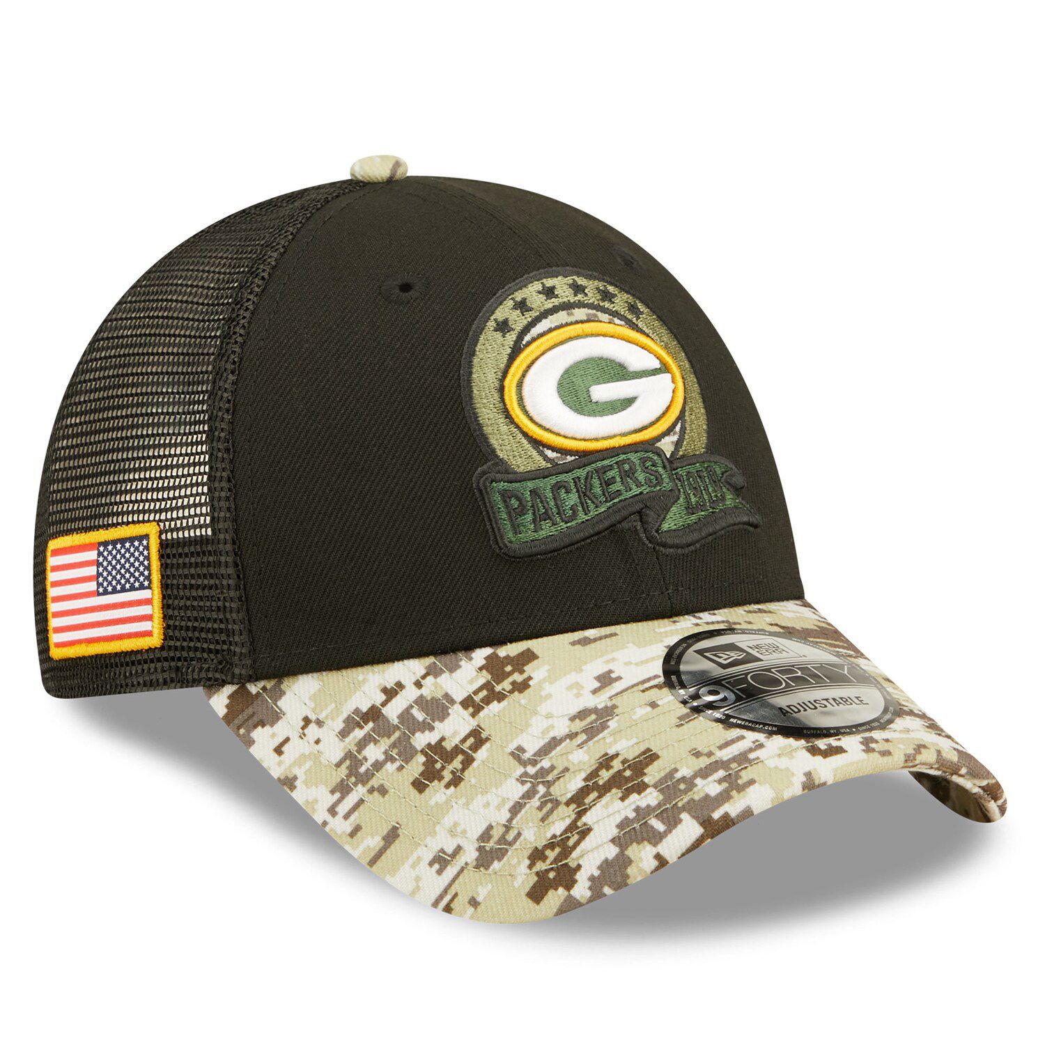 Men's New Era Camo San Francisco 49ers 2022 NFL Training Camp Official  9FORTY Adjustable Hat