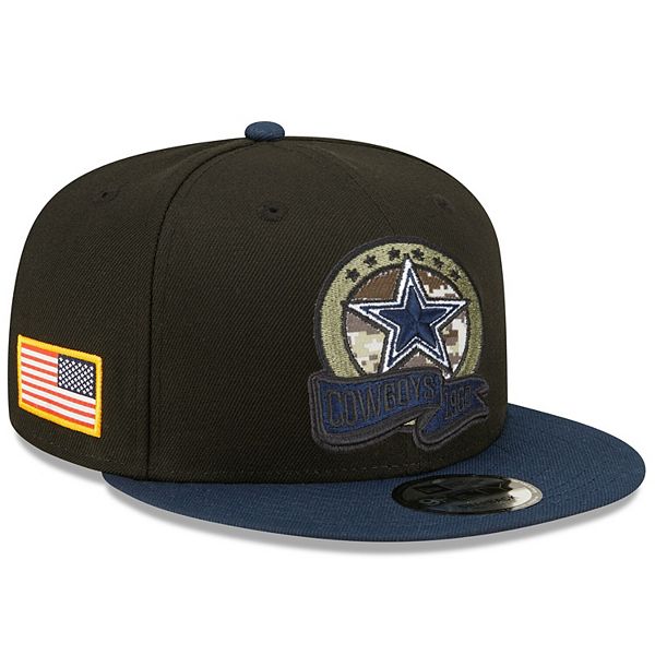 Dallas Cowboys New Era 2022 Salute To Service 59FIFTY Fitted Hat - Black