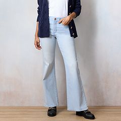 LC Lauren Conrad, Jeans, Lauren Conrad Bootcut Jeans Womens Size 8midrise  Barely Boot Dark Wash Denim