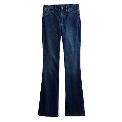 Women's LC Lauren Conrad Curvy Super High Rise Flare Jeans