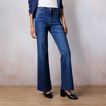 Women's LC Lauren Conrad Curvy Super High Rise Flare Jeans