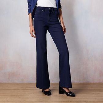 Women's LC Lauren Conrad Curvy Super High Rise Flare Jeans