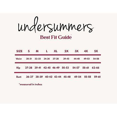 Undersummers Plus Size Bike Shorts with Pockets
