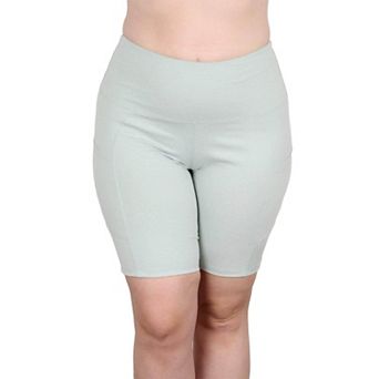 Undersummers Plus Size Bike Shorts with Pockets