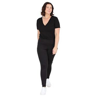 Undersummers Plus Leggings with Pockets