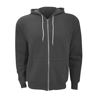 Canvas Unixex Zip-up Polycotton Fleece Hooded Sweatshirt / Hoodie