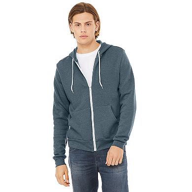 Canvas Unixex Zip-up Polycotton Fleece Hooded Sweatshirt / Hoodie