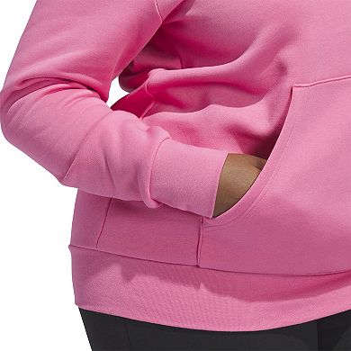 Plus Size adidas Color Logo Fleece Hoodie
