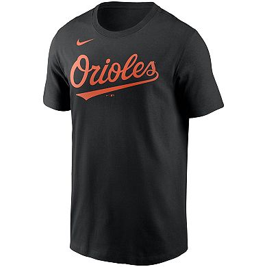 Men's Nike Black Baltimore Orioles Team Wordmark T-Shirt