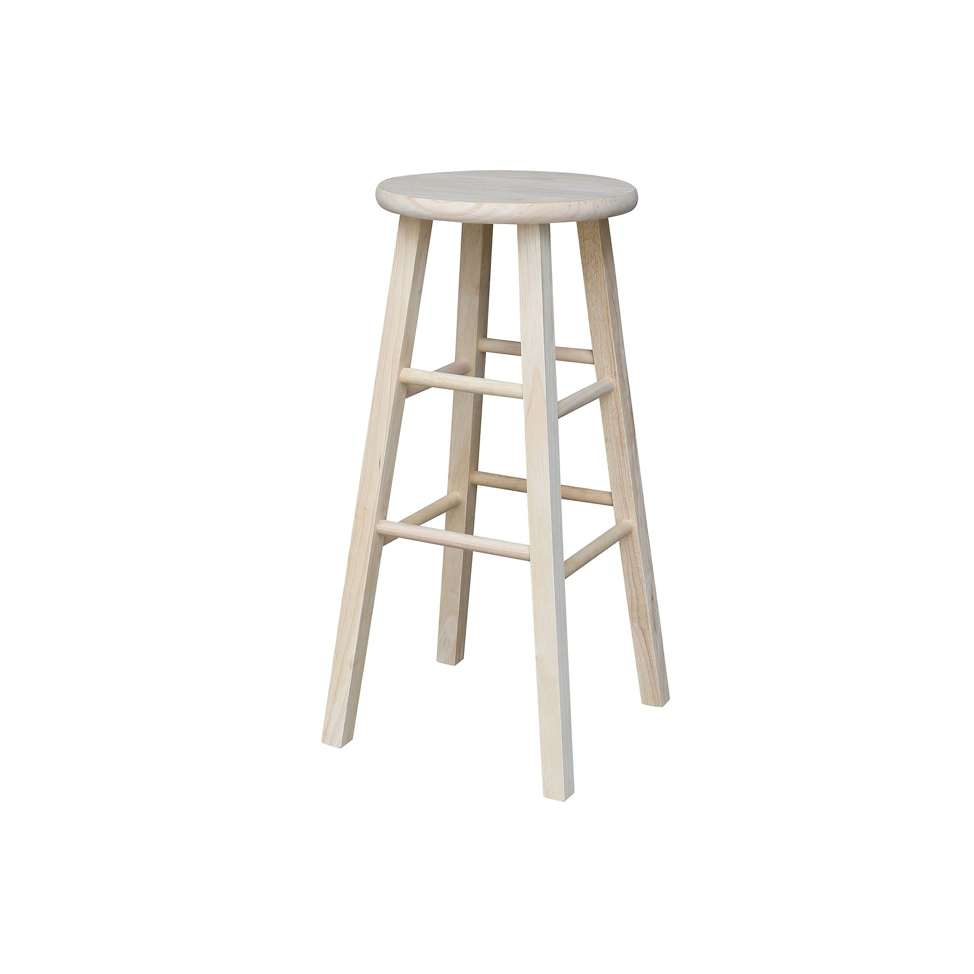 Round Top Bar Stool, Multicolor