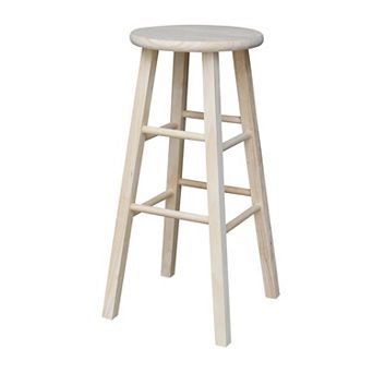 International Concepts Round Top Bar Stool