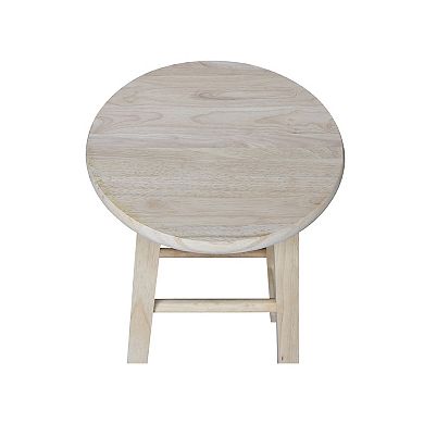 International Concepts Round Top Bar Stool