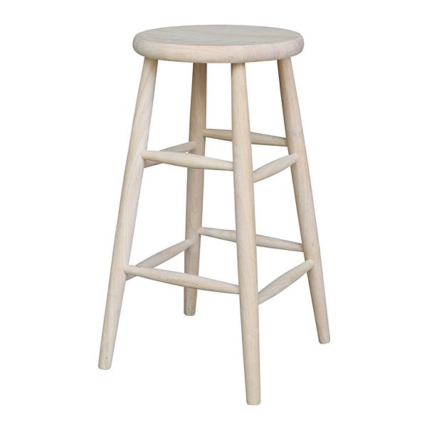 Scooped Seat Bar Stool