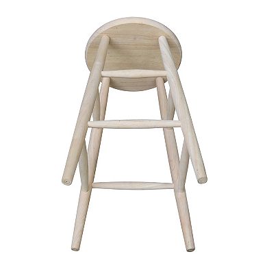 Scooped Seat Bar Stool