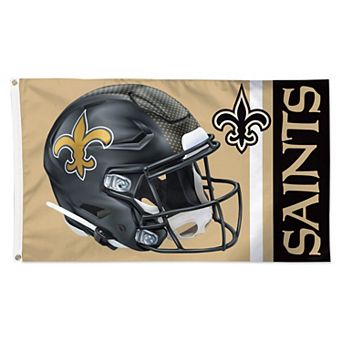 WinCraft New Orleans Saints Alternate Helmet Single-Sided 3' x 5' Deluxe Flag
