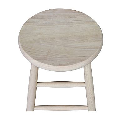 Scooped Seat Counter Stool