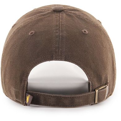 Men's '47 Brown Wyoming Cowboys Vintage Clean Up Adjustable Hat