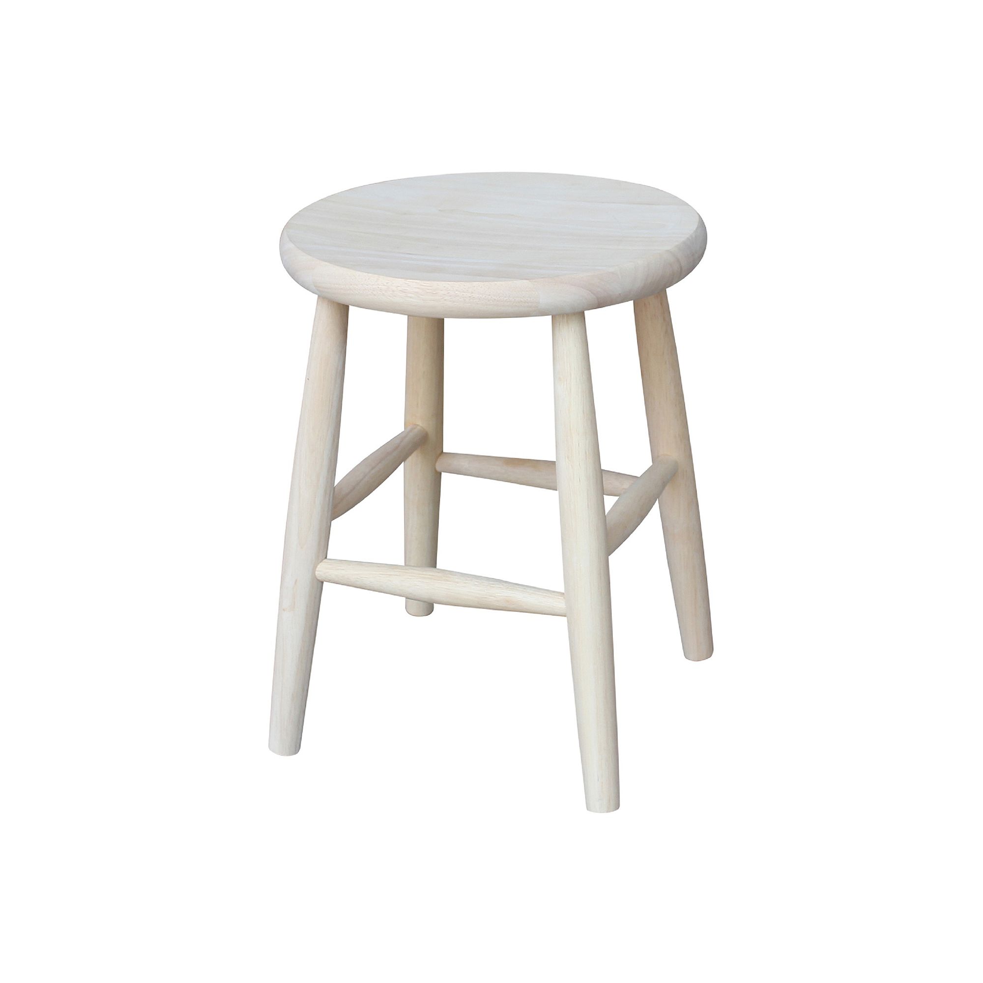 Scooped Seat Table Stool, Multicolor