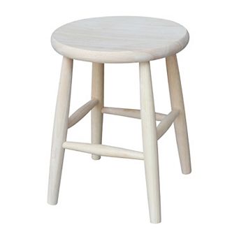 International Concepts Scooped Seat Table Stool