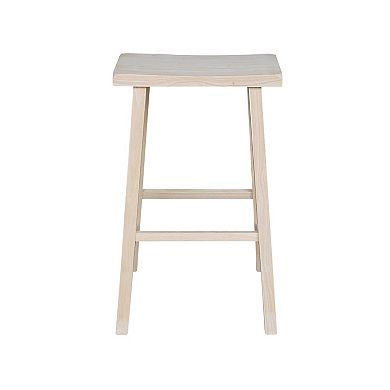 International Concepts Saddle Seat Bar Stool