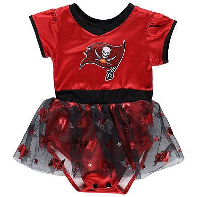 Infant Red/White Tampa Bay Buccaneers Tailgate Tutu Game Day Costume Set