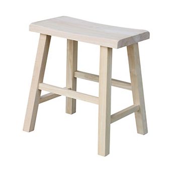 International Concepts Saddle Seat Table Stool
