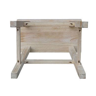 International Concepts Saddle Seat Table Stool