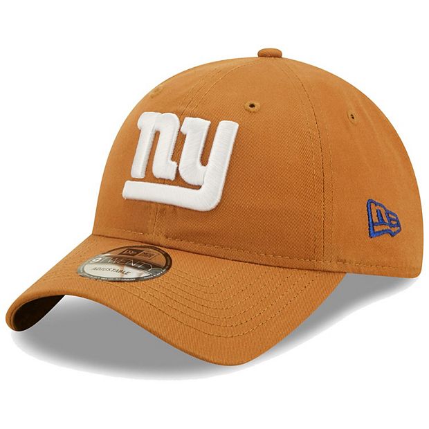 New Era Curved Brim Brown Logo 9FORTY Jersey Essential New York