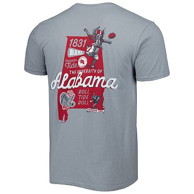 Men's Graphite Alabama Crimson Tide Vault State Comfort T-Shirt