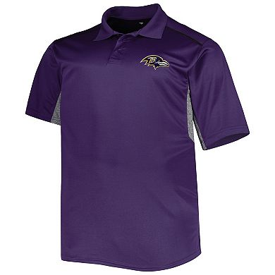 Men's Purple Baltimore Ravens Big & Tall Team Color Polo