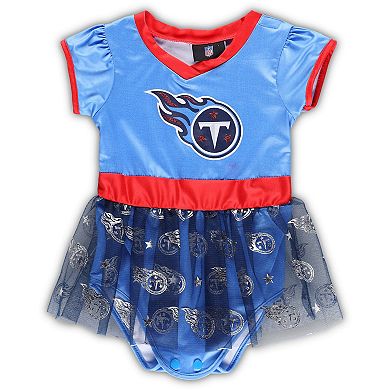 Infant Light Blue/Navy Tennessee Titans Tailgate Tutu Game Day Costume Set