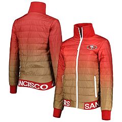 Women's WEAR by Erin Andrews Scarlet San Francisco 49ers Bomber Full-Zip  Jacket