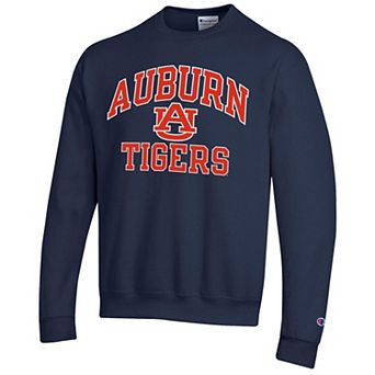 Men's Champion Navy Auburn Tigers High Motor Pullover Sweatshirt