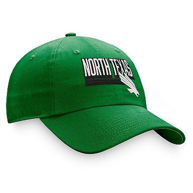 Men's Top of the World Green North Texas Mean Green Slice Adjustable Hat