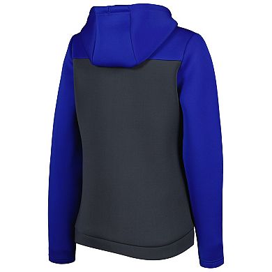 Women's Antigua Blue/Gray New York Rangers Protect Full-Zip Jacket